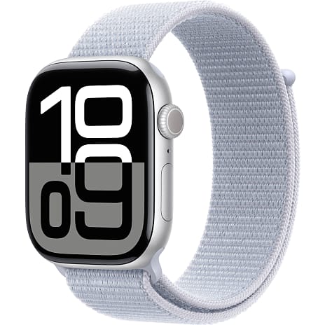 Apple Watch S10 Cell 46 mm - Silver Aluminium Sport Loop