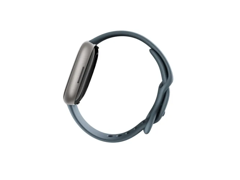 Fitbit Versa 4 - 40 mm - platin - smart ur med bånd - vandfaldsblå - båndstørrelse: S/L - NFC, Bluetooth