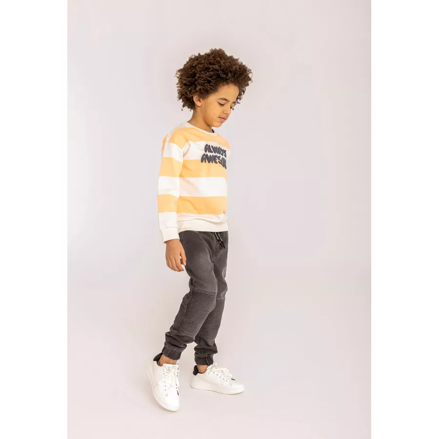 MINOTI Sweatshirt Epic OrangeWeiß