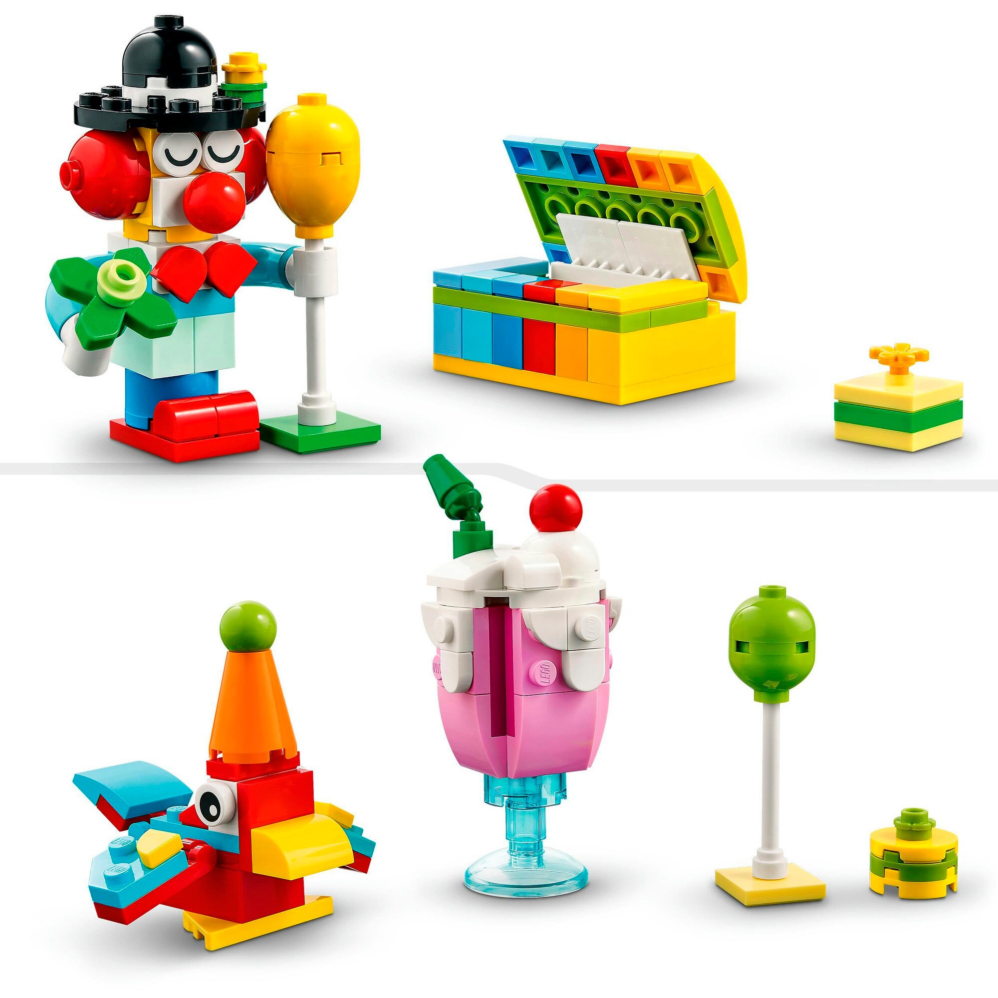 LEGO Konstruktionsspielzeug Classic Party Kreativ-Bauset