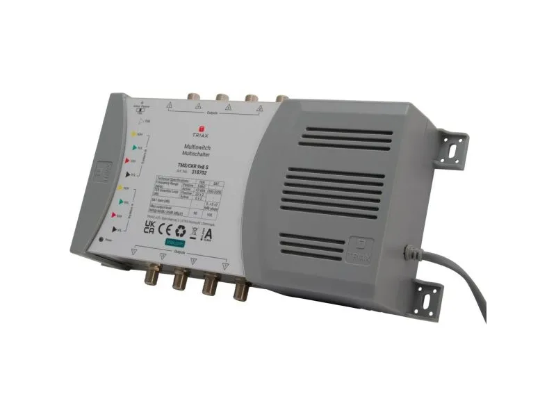 Triax TMS/CKR 9x8 S, 5 inputs, 8 outputs, 5 - 862 Mhz, 950 - 2200 Mhz, 10 dB, 10 dB