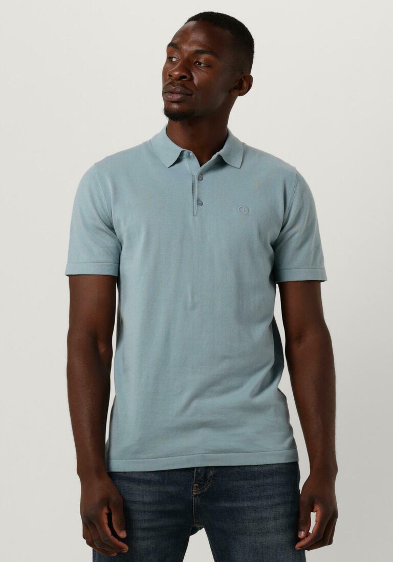 DSTREZZED blauwe dstrezzed polo polo s/s cotton knit
