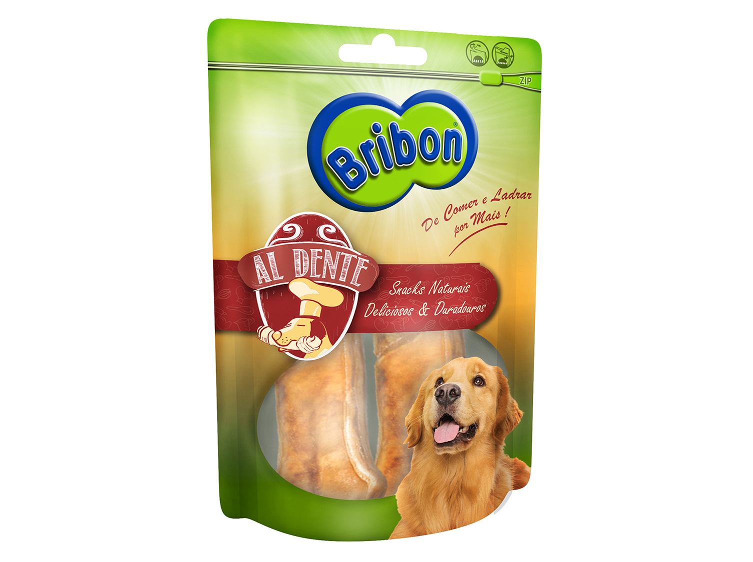 OSSO PRENSADO BRIBON AL DENTE TAMANHO M PACK 2 UNIDADES