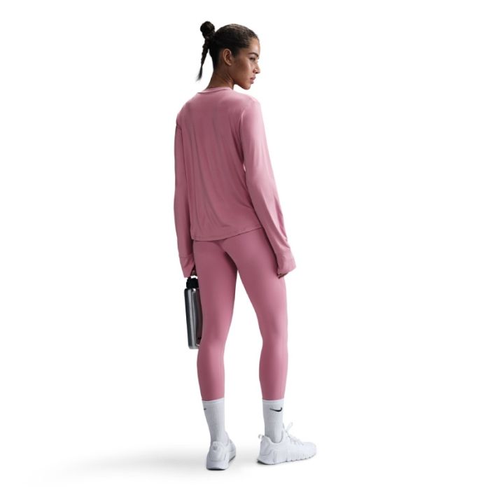 Nike Dame Trøjer Dri-FIT One Classic Long Sleeve Tee Pink