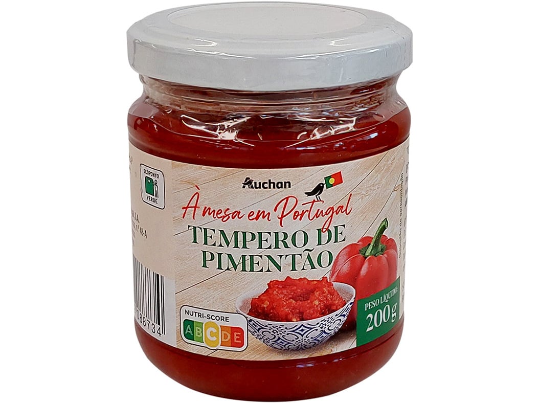 TEMPERO DE PIMENTÃO AUCHAN À MESA EM PORTUGAL 200G