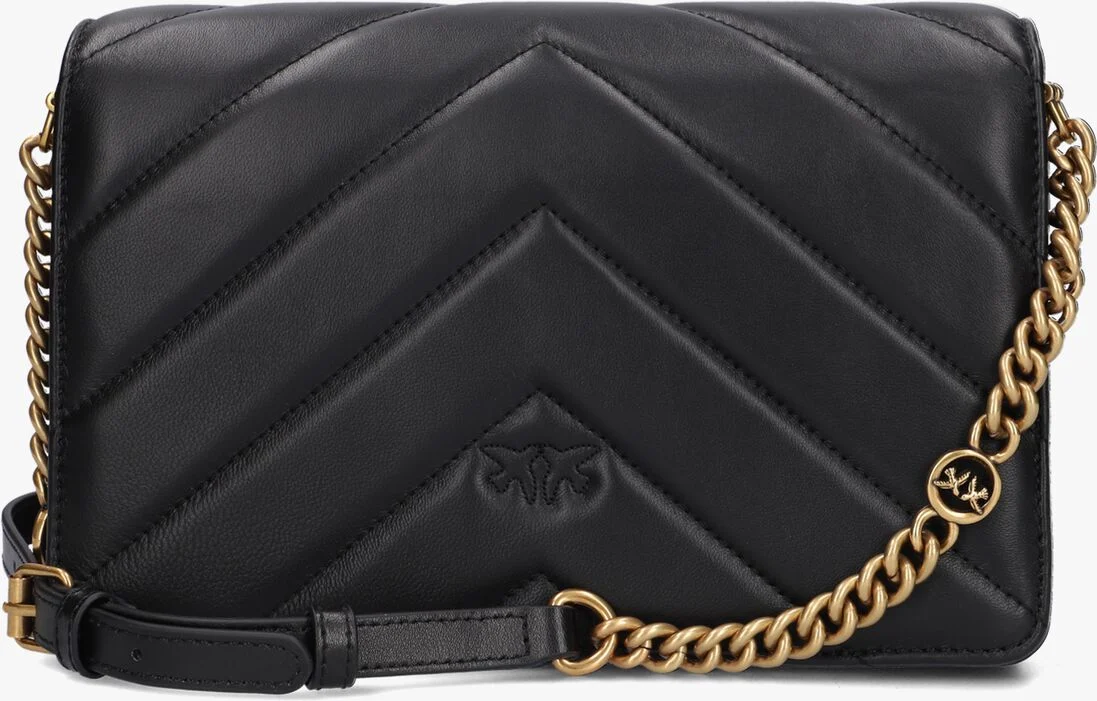 PINKO zwarte pinko handtas love click classic sheep