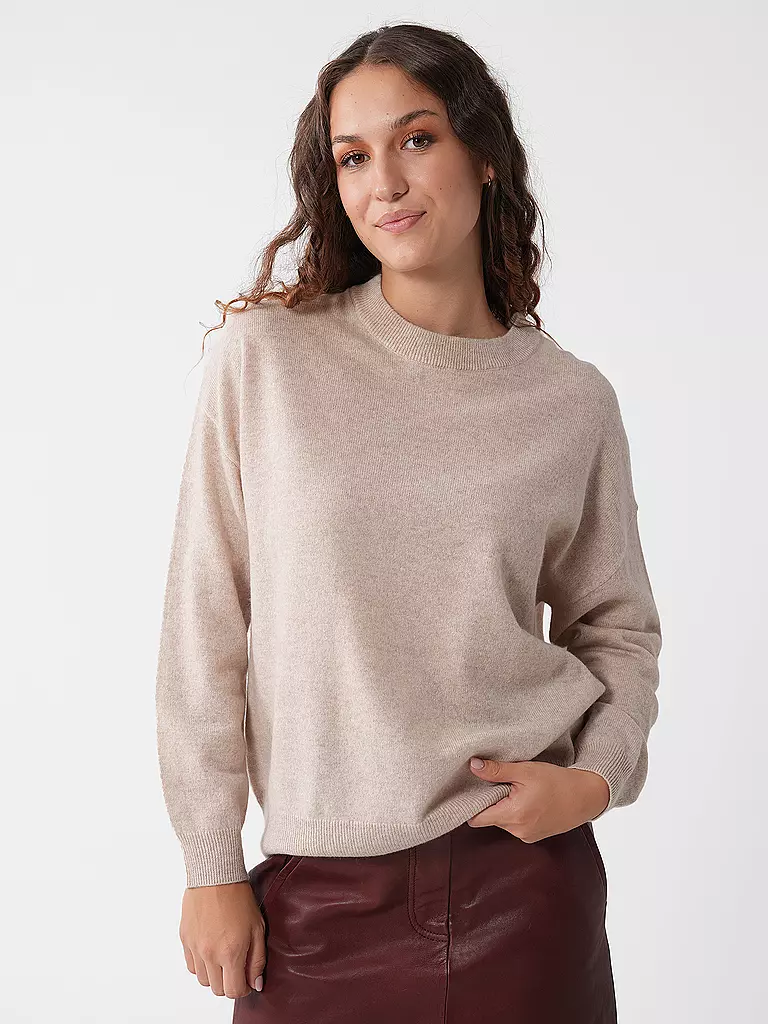 LES TRICOTS DE LEA Kaschmirpullover MAPOUPETTE beige