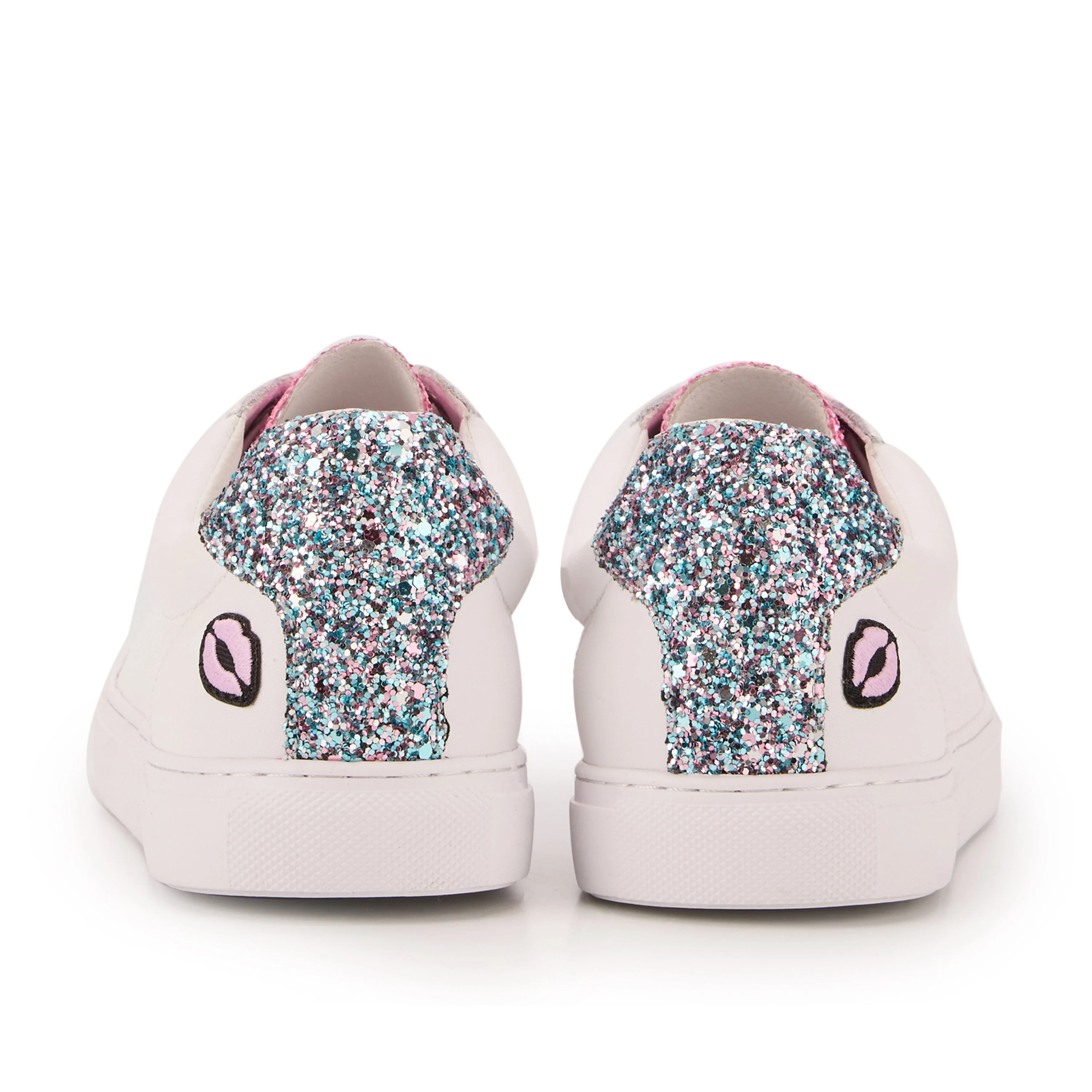 SIMONE S - Sneakers en cuir | Blanc