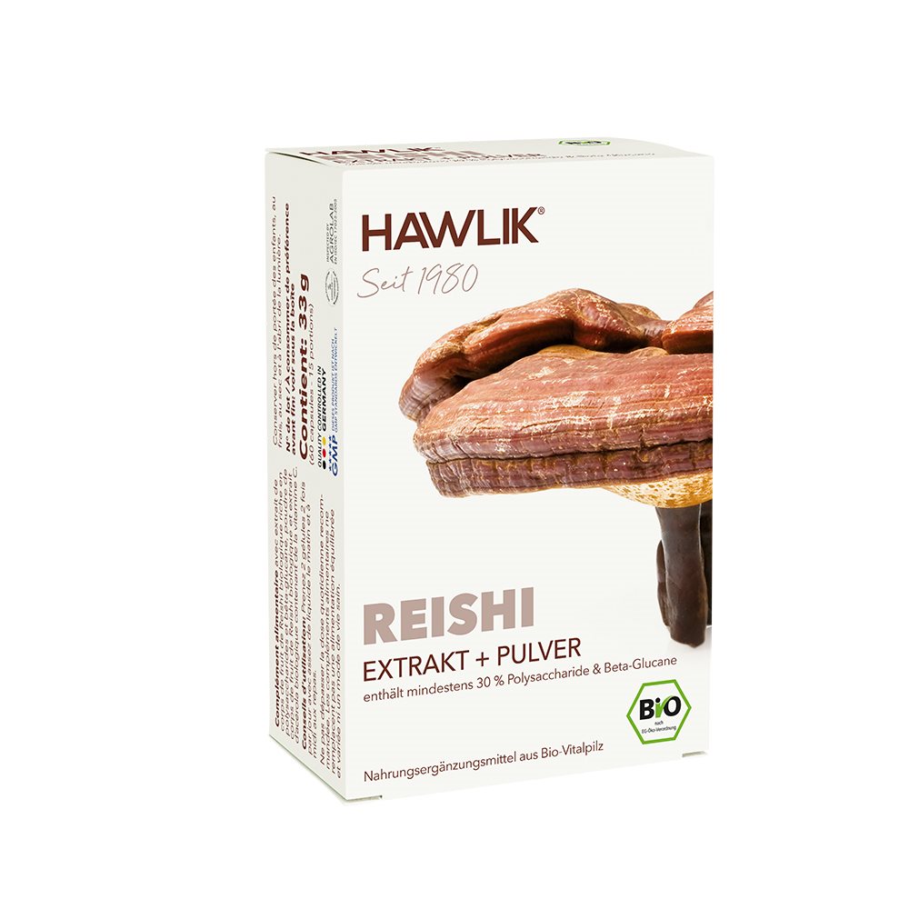 HAWLIK Reishi Extrakt   Pulver Kaps 60 Stk