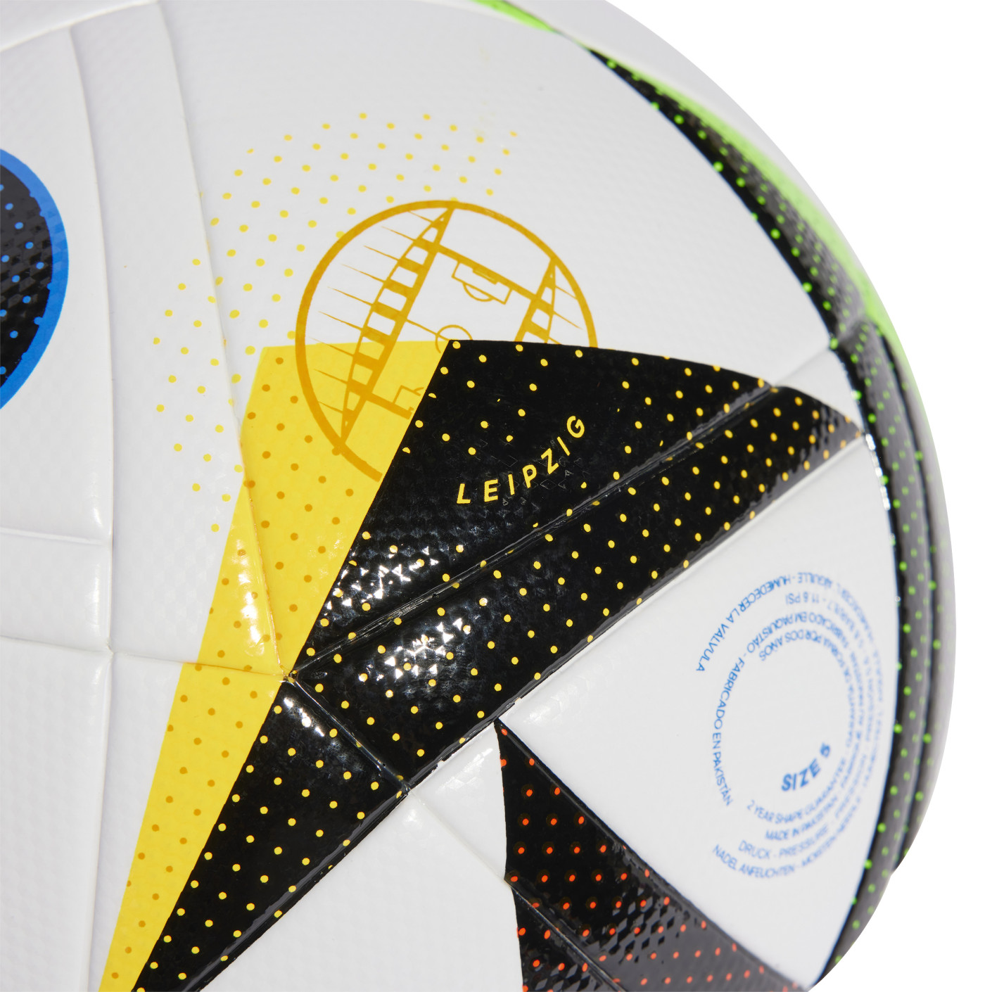 Adidas EK 2024 Fussballliebe League Voetbal Maat 5 Wit Zwart Multicolor