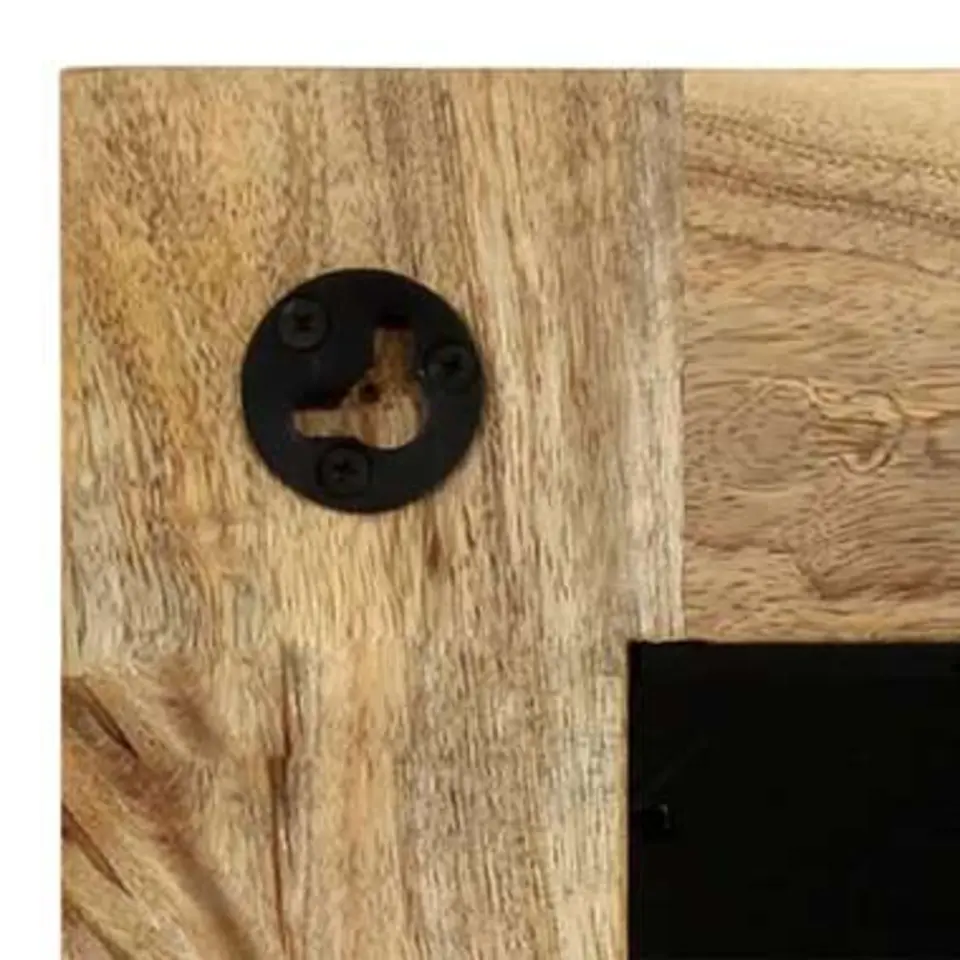 vidaXL - Spiegel - Bruin - Hout - 50 x 50 cm