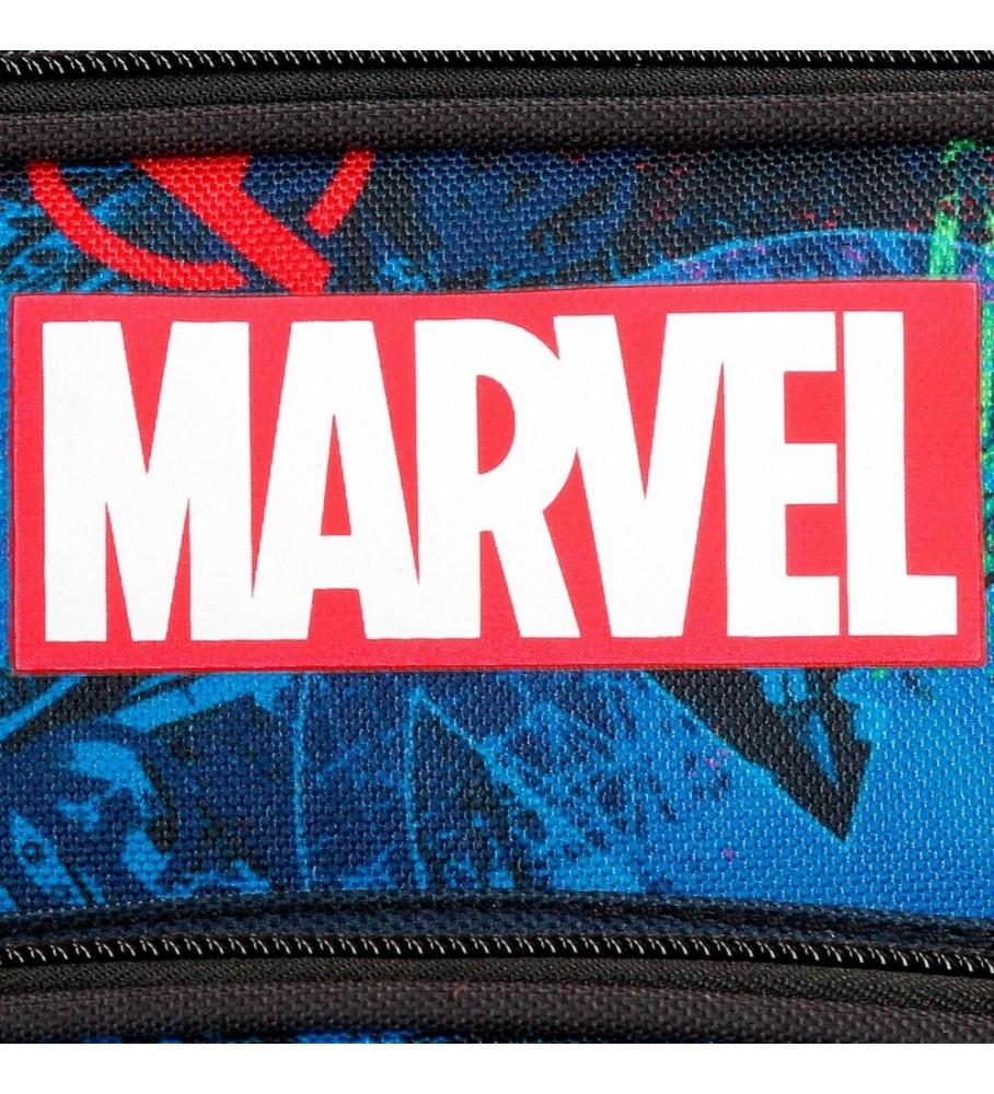 Mochila pré-escolar Joumma Bags Marvel on the Warpath 28cm com carrinho de marinheiro