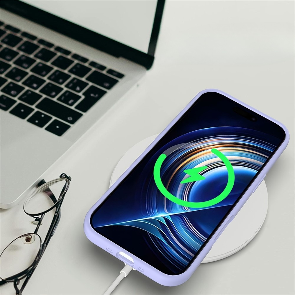iPhone Air Silikon Case Hülle - Lila