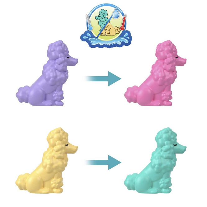 Polly Pocket - Stylischer Pudel - Schatulle