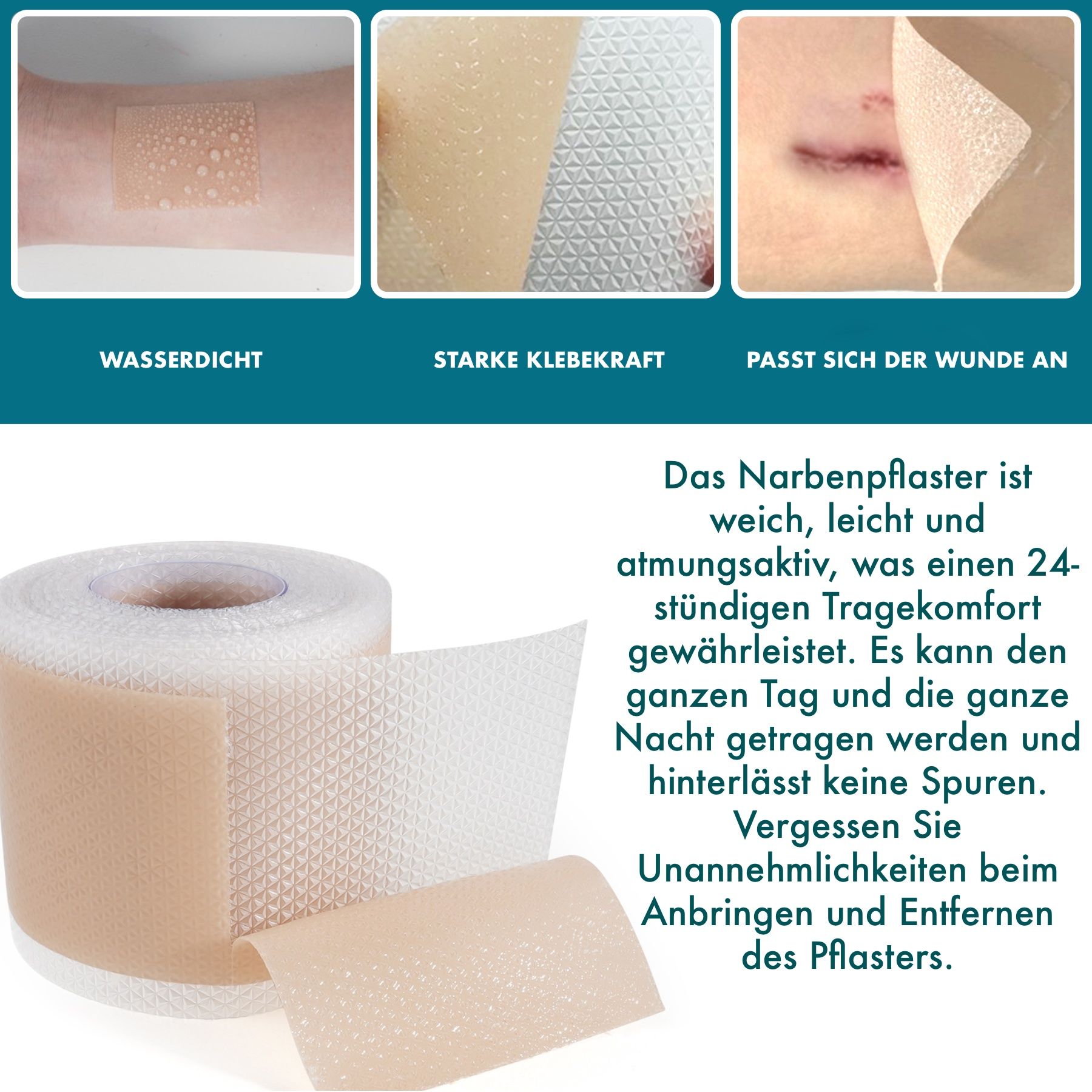 P-Beauty Wundpflaster für Narben