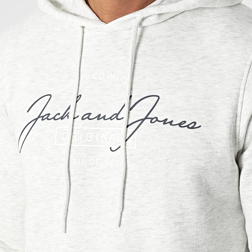 Sweat Capuche Ferry Gris Clair Chiné
