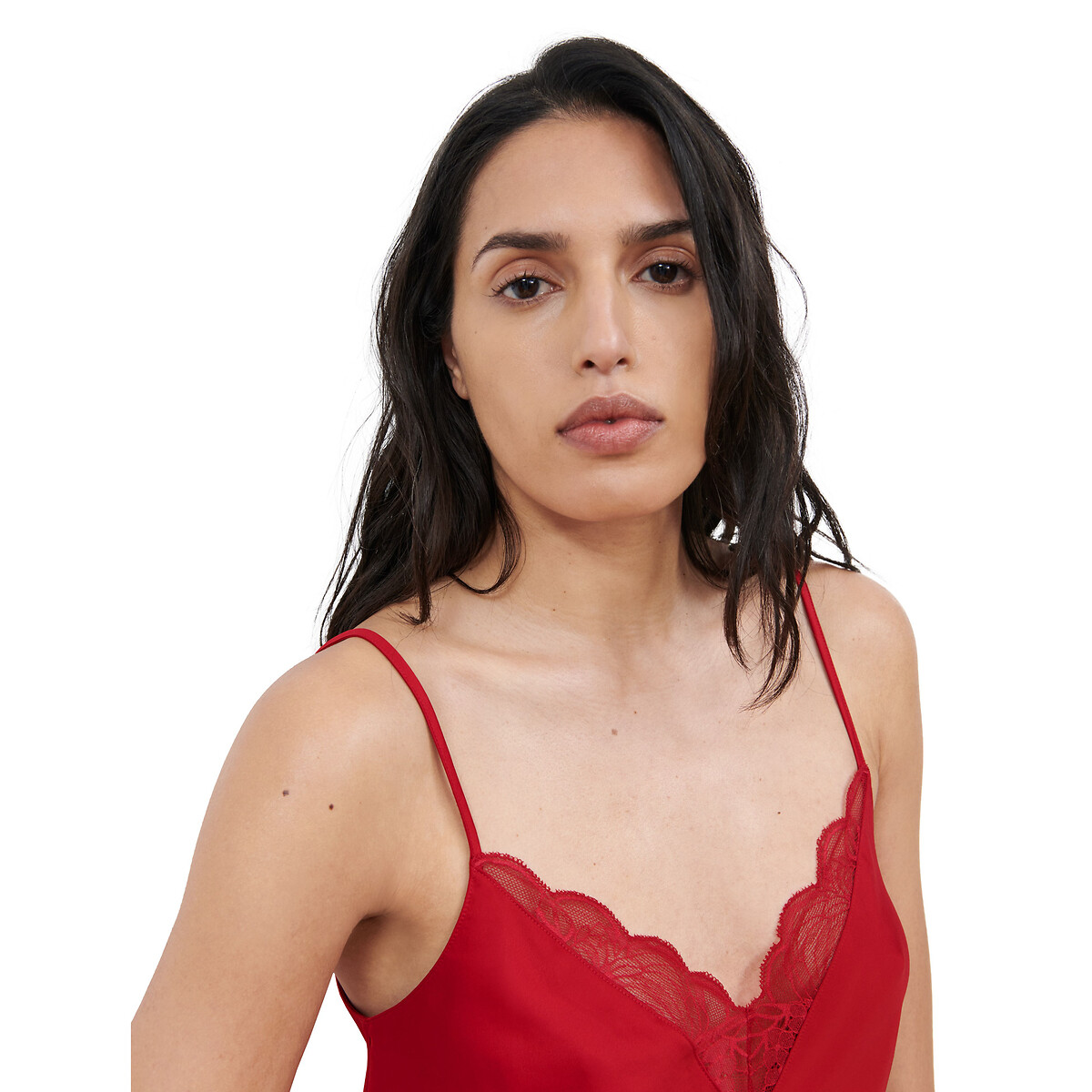 CHANTELLE<br>Caraco em cetim Flores da Meia-Noite