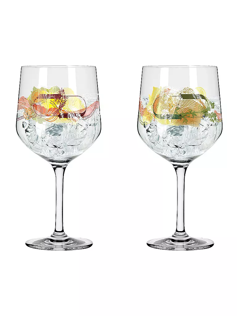 RITZENHOFF Ginglas 2er Set Botanic Lights #1 #2 Heike Zuschke bunt