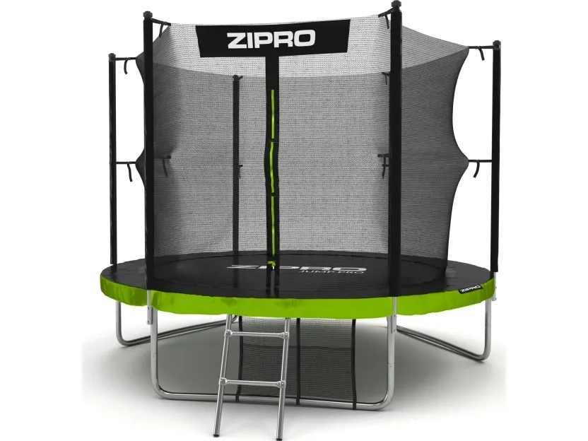 Zipro Trampolin med net og stige Ø252cm   pose til sko