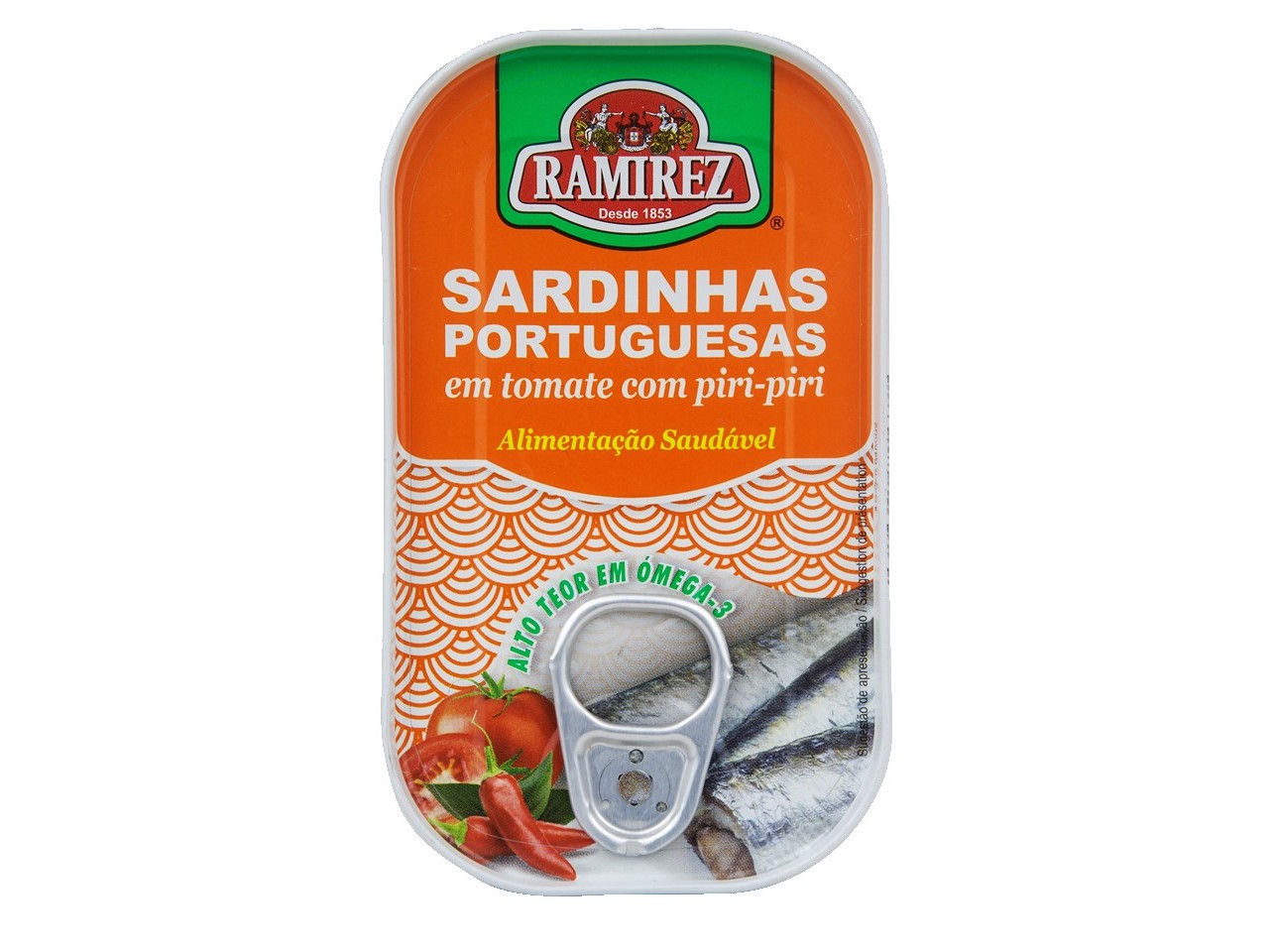 SARDINHA RAMIREZ EM TOMATE PICANTE 125G