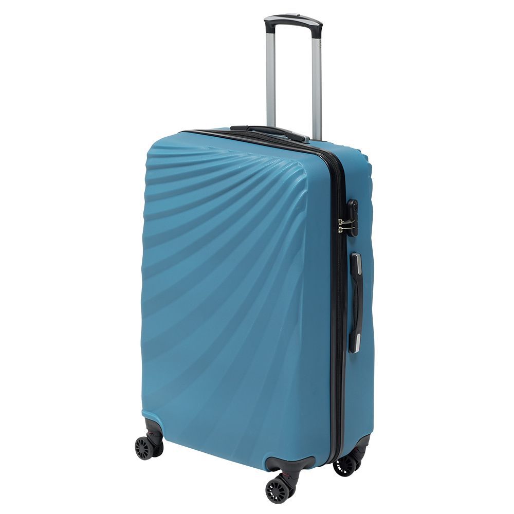 Valise grand modèle ABS bleu 70x48x29cm