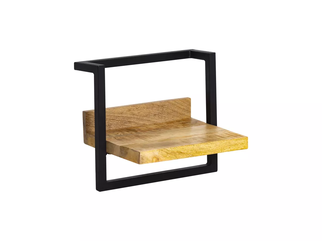 Etagère murale en bois de manguier moyen modèle Joie