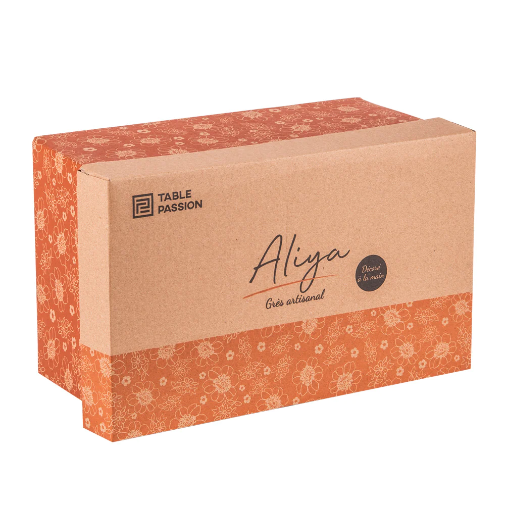 Coffret de 4 bols décors Aliya 14 cm Table passion