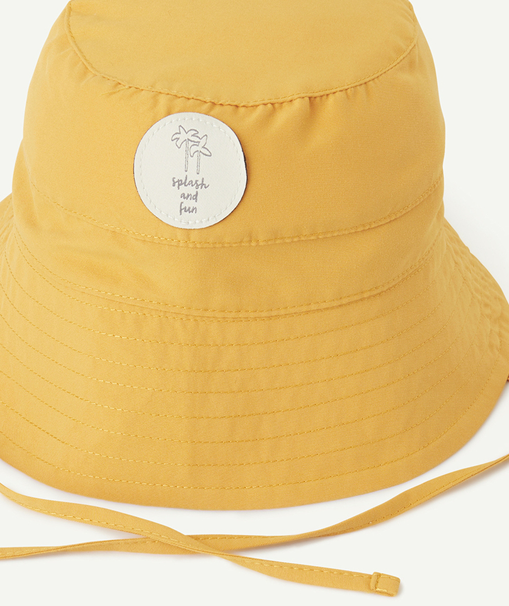 LASSIGBOB ANTI-UV BÉBÉ FILLE ORANGE AVEC CORDONS