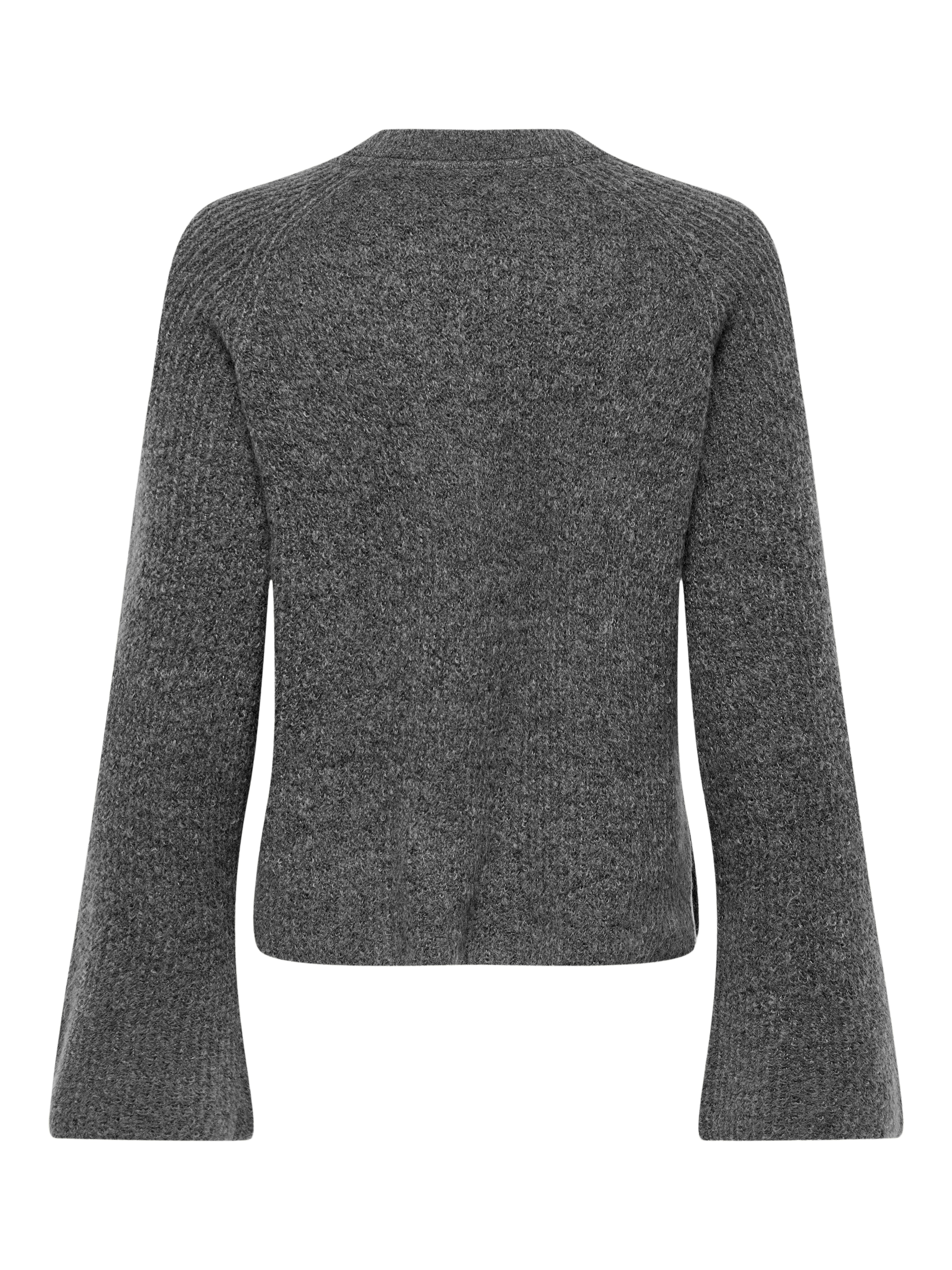 JDYINGEBORG Strickpullover Dark Grey Melange
