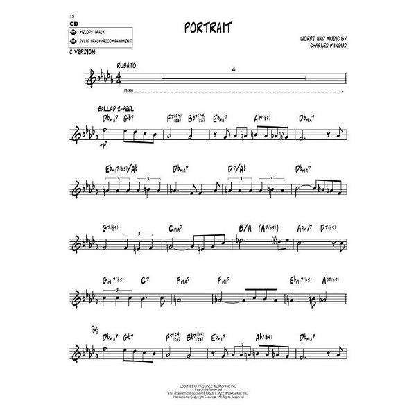 Hal Leonard Jazz Play-Along Charles Mingus