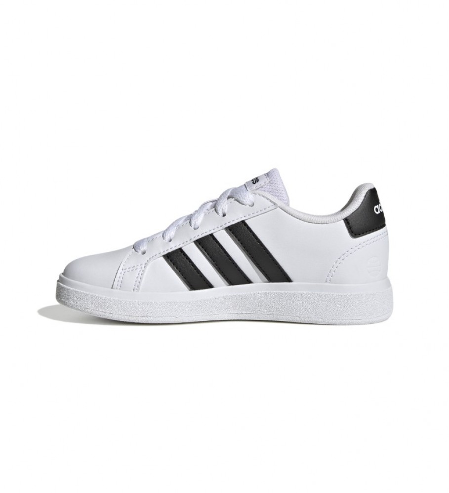 Tênis adidas Grand Court Lifestyle com cadarço, branco