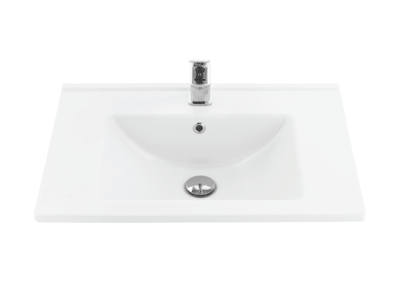Sanicare Q7 keramische wastafel 65x45cm wit