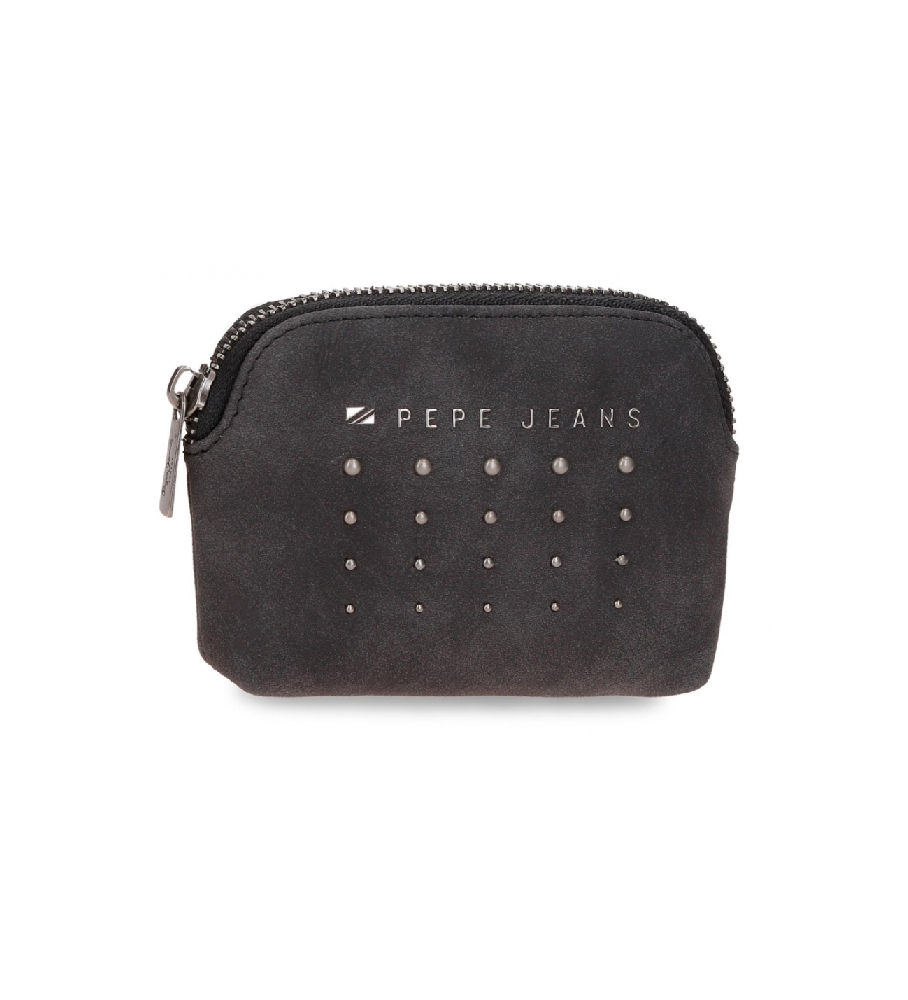 Carteira redonda preta Pepe Jeans Holly