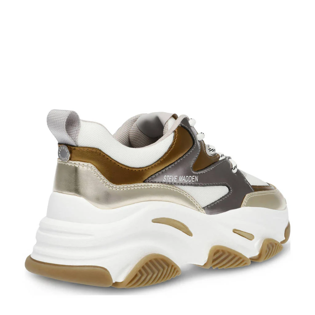Steve Madden JProgsessivechunky sneakers zilver/goud