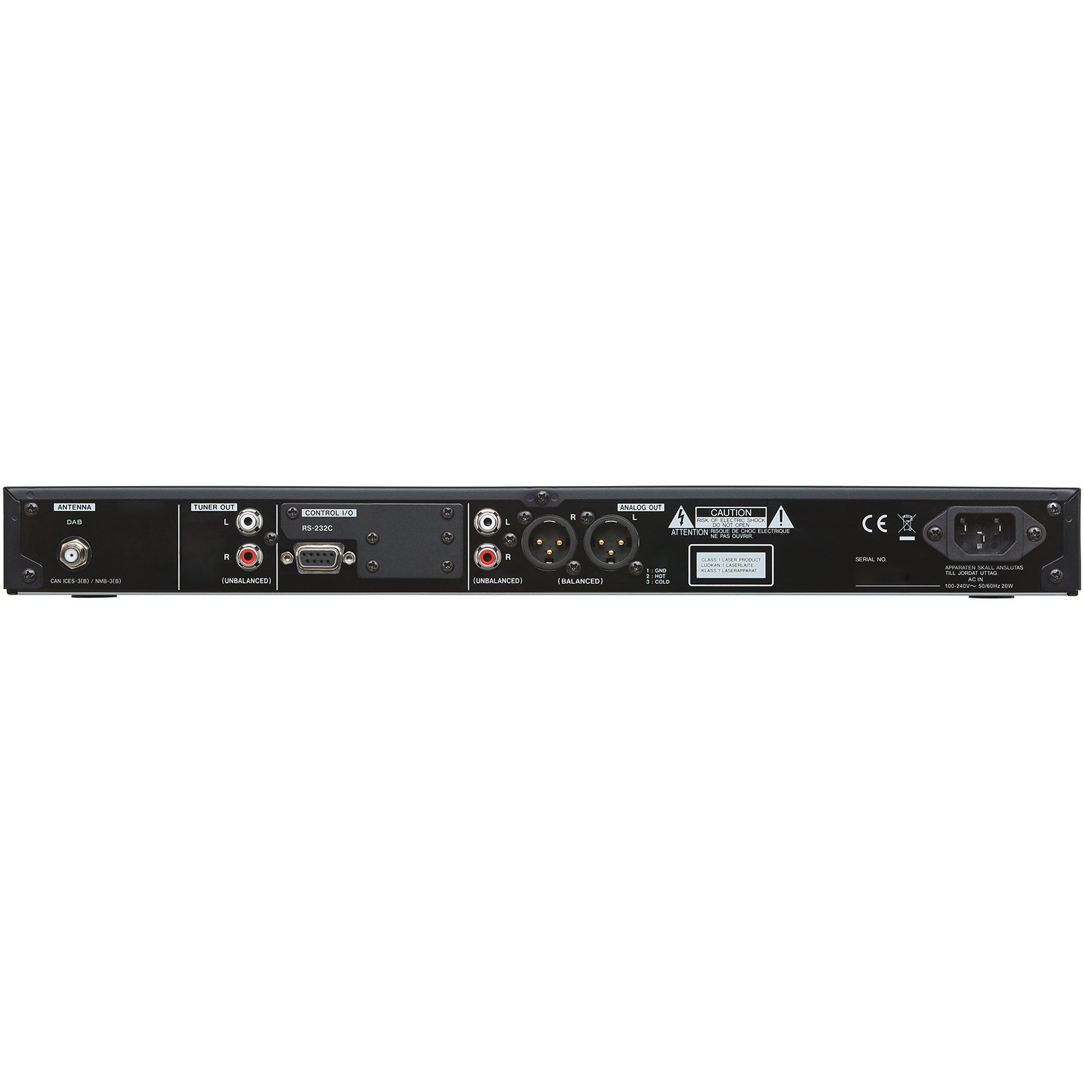 Tascam CD-400U DAB mediaspeler met tuner en Bluetooth