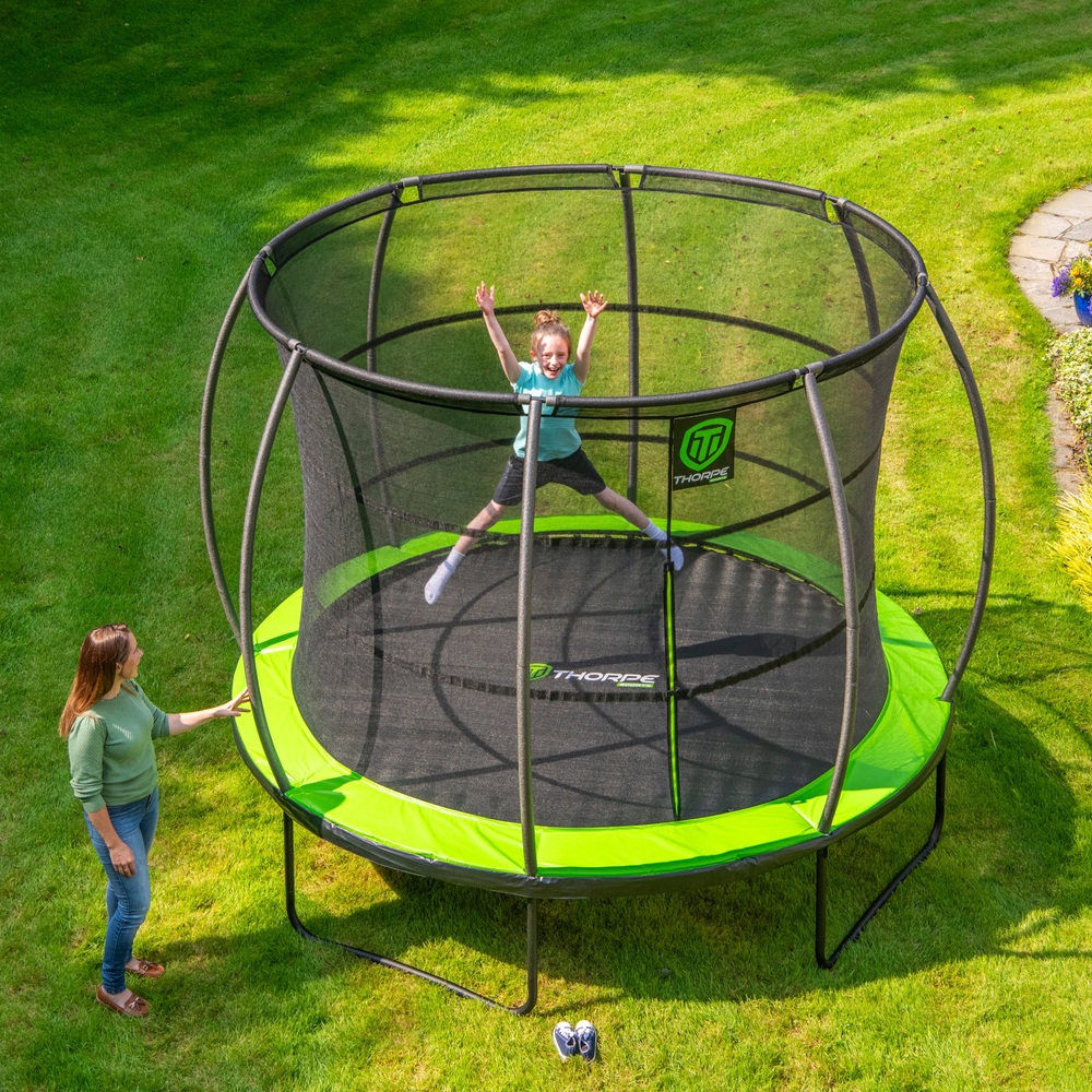 Thorpe Sports 10-Fuß-Trampolin und Sicherheitsnetz