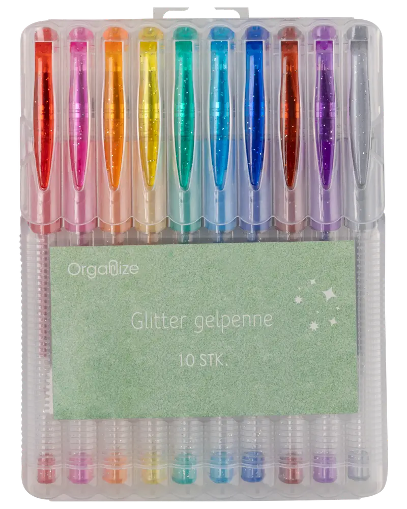 Glitterpen 10-pak