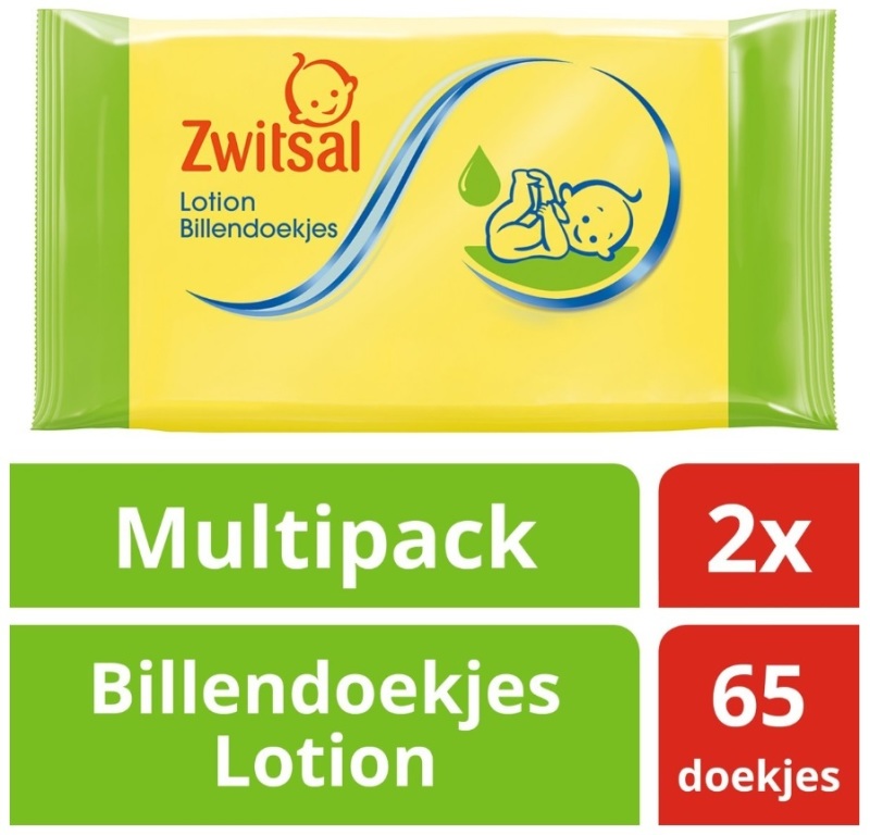 Zwitsal Lotion Billendoekjes Duo 144st