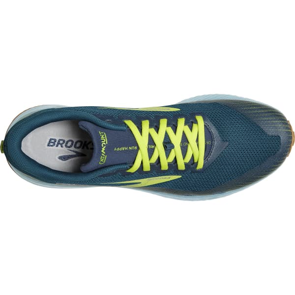 Chaussure trail BROOKS CATAMOUNT BLUE/LIME/BISCUIT