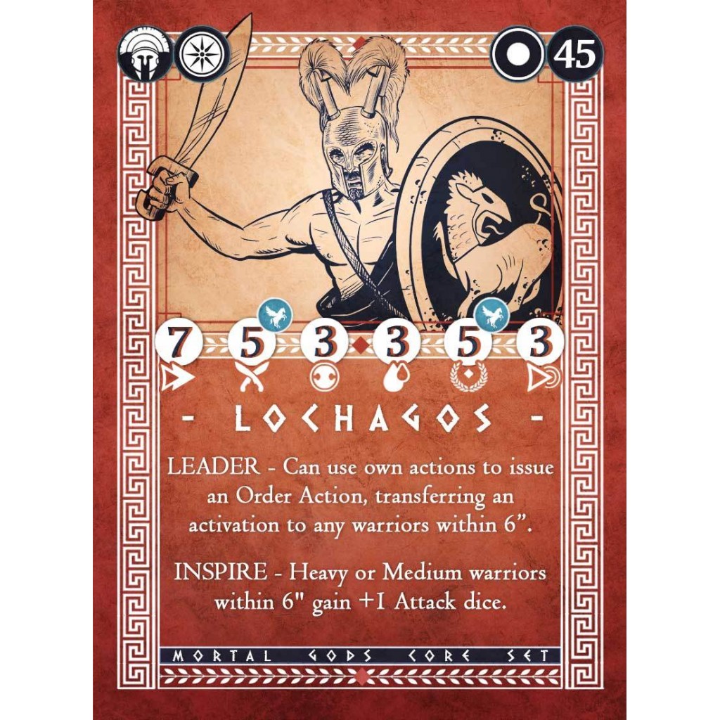 Mortal Gods - Medium Lochagos 1 (metal)