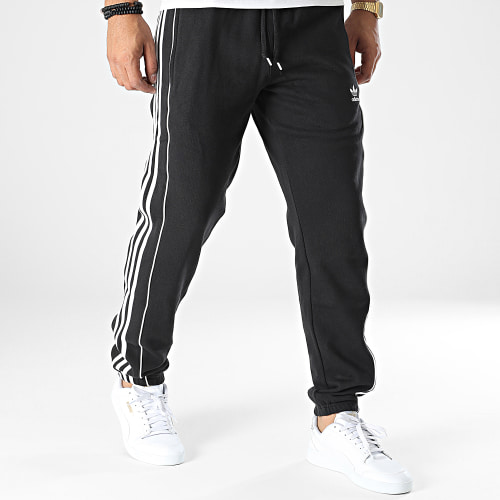 Pantalon Jogging A Bandes Essential HK7319 Noir