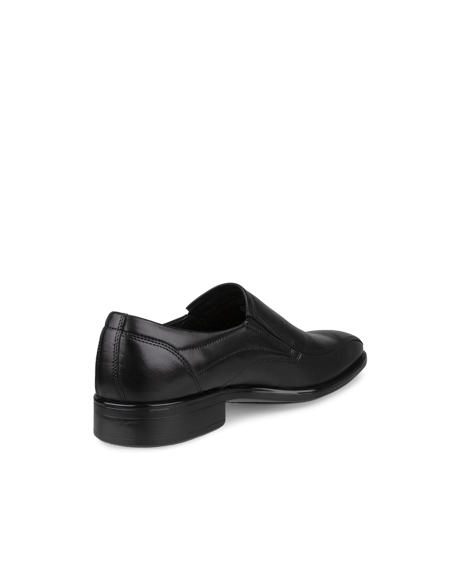 ECCO CITYTRAY Herren Lederslipper Business Schwarz