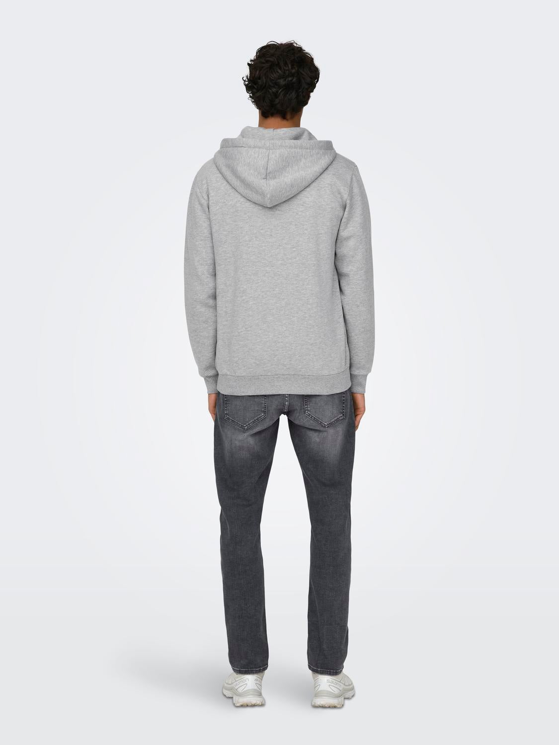 ONSCERES Sweatshirt Light Grey Melange