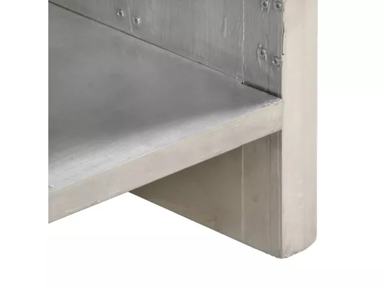 Buffet de style aviation 110x30x75 Métal