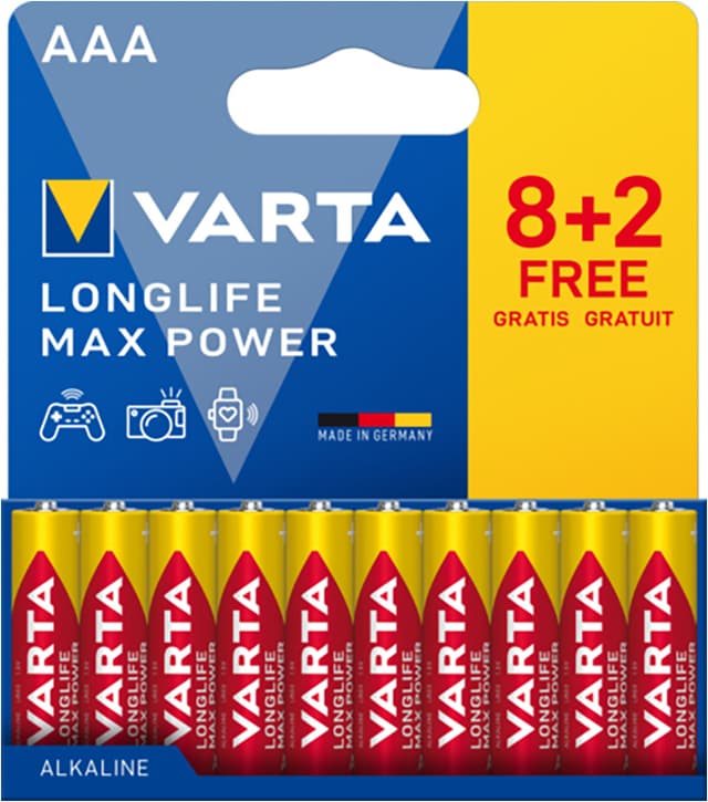 Varta Longlife Power AAA batterier 7042379 10-pack (red)