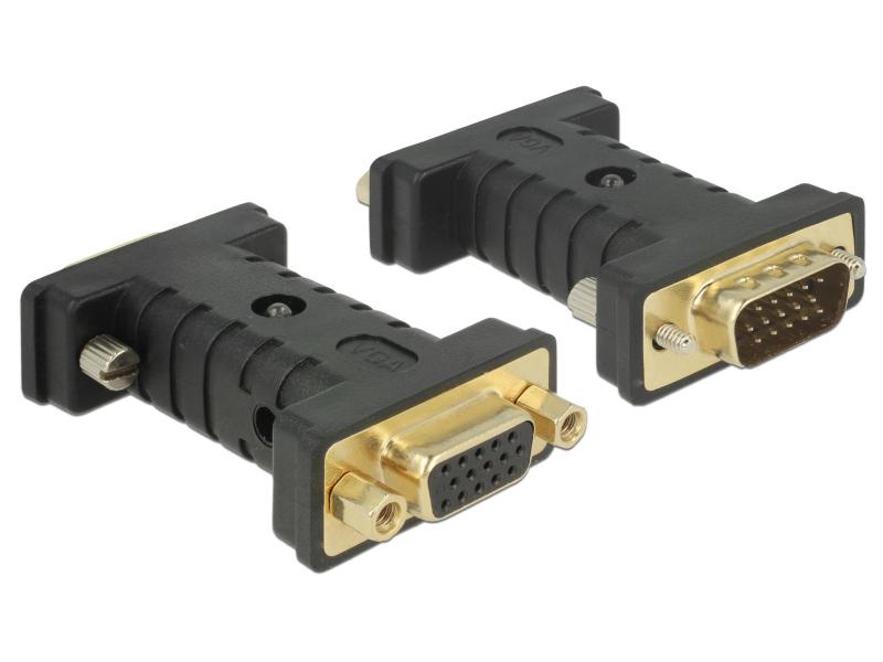 Delock EDID Emulator VGA – VGA, VGA Dummy simuliert Monitor Delock Adapter VGA Stecker > VGA Buchse EDID Emulator