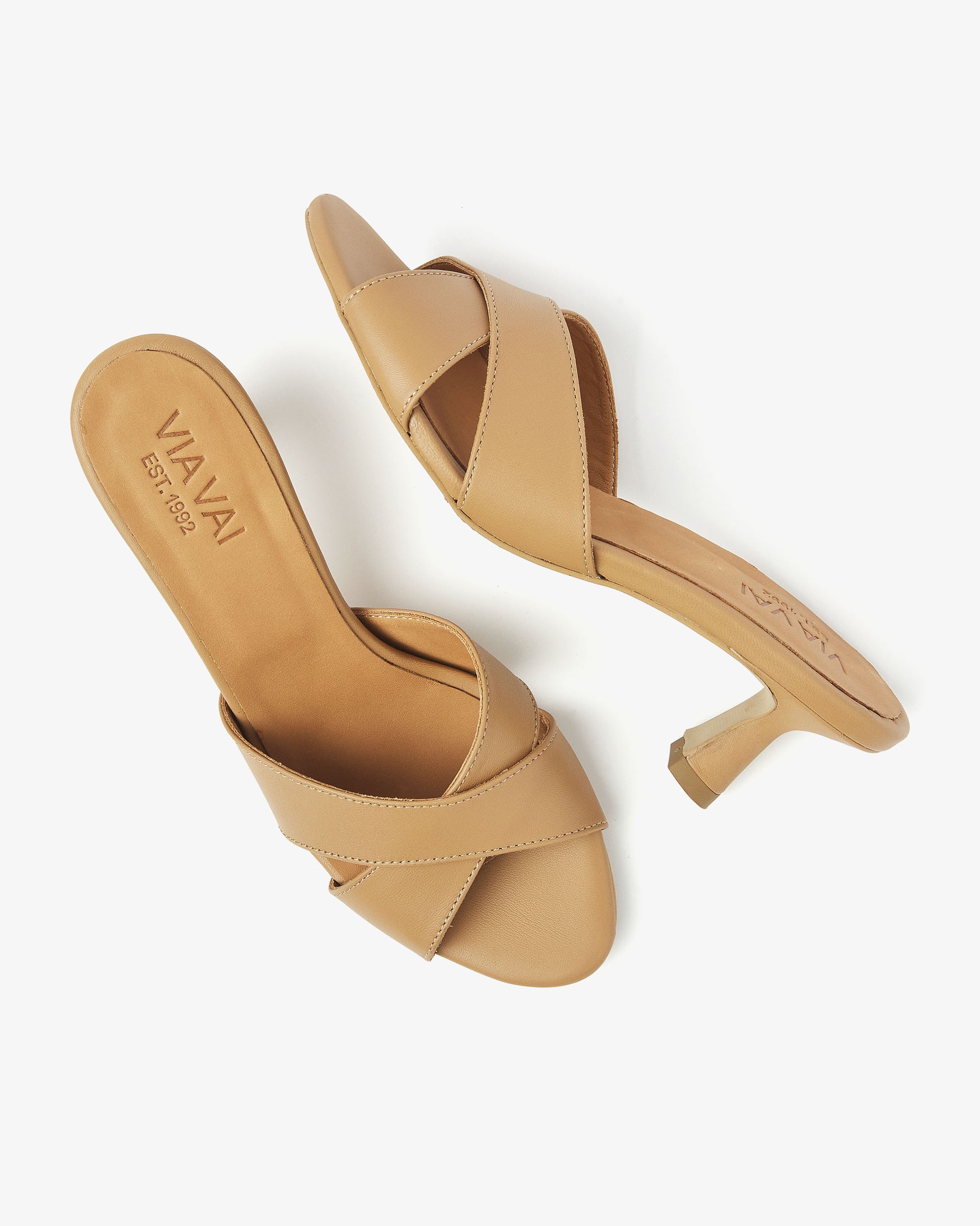 VIA VAI cognac sandalen  Lily Celia