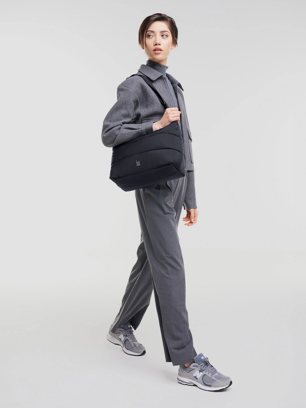 Got Bag Puffer Square Large Monochrome Bag black