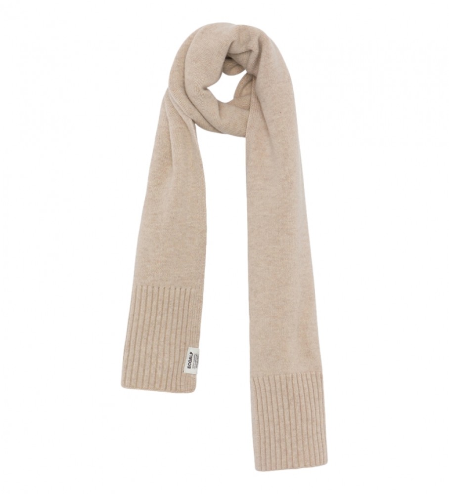 Cachecol de lã reciclada ECOALF Woolalf bege