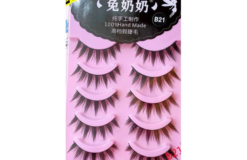 Mogugu - Set van 5 paar: Doll Eye Spiky valse wimpers